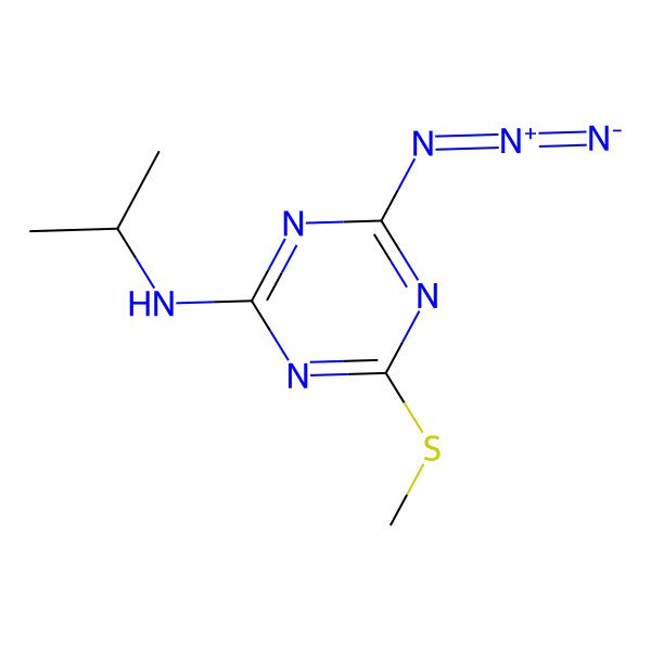 2D Structure of Aziprotryne
