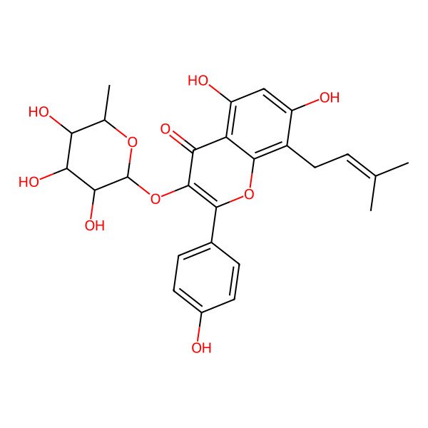 2D Structure of Baohuoside II 2D Structure of Baohuoside II
