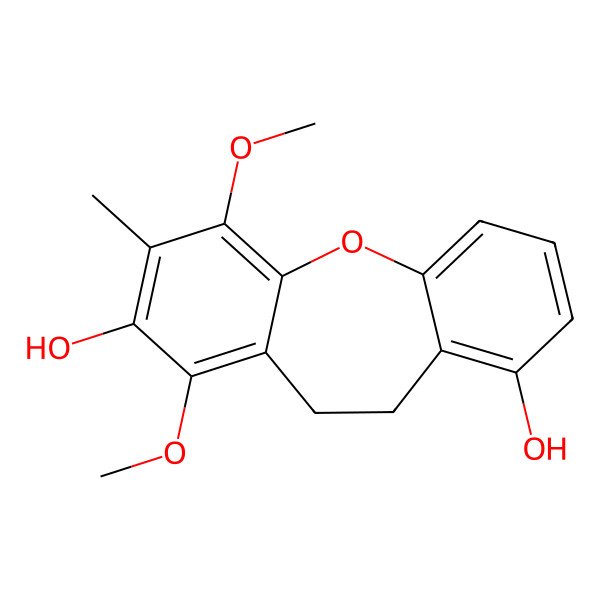 2D Structure of Bauhinoxepin F