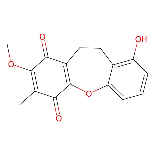 2D Structure of Bauhinoxepin H