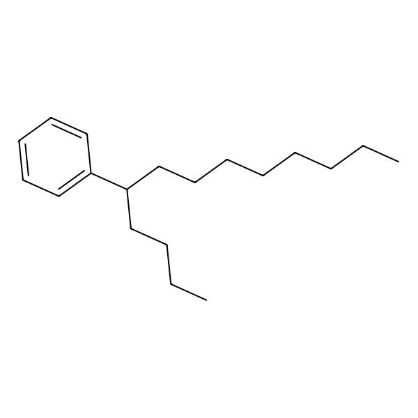 2D Structure of Benzene, (1-butylnonyl)-