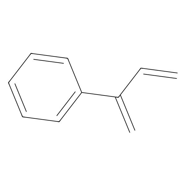 2D Structure of Benzene, (1-methylene-2-propenyl)-