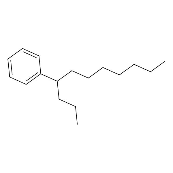 2D Structure of Benzene, (1-propyloctyl)-