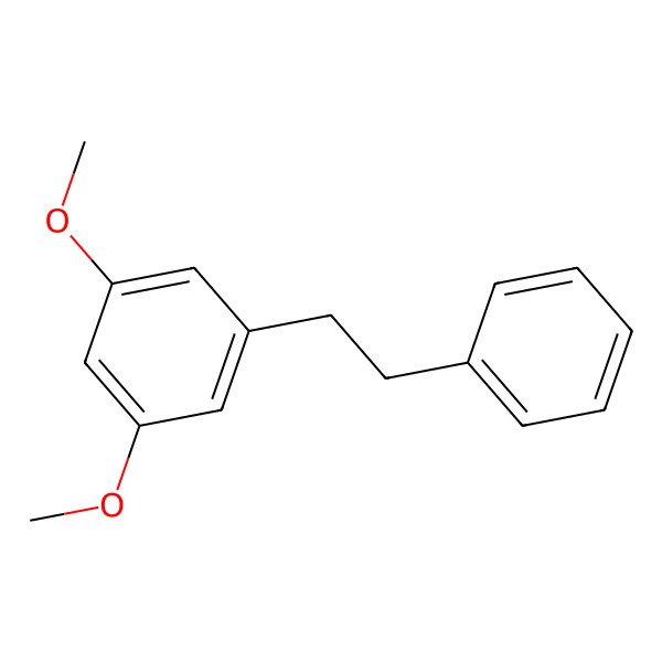 2D Structure of Benzene, 1,3-dimethoxy-5-(2-phenylethyl)-