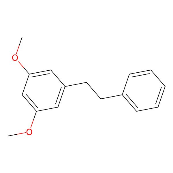 2D Structure of Benzene, 1,3-dimethoxy-5-(2-phenylethyl)- 2D Structure of Benzene, 1,3-dimethoxy-5-(2-phenylethyl)-
