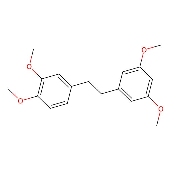 2D Structure of Benzene, 4-(2-(3,5-dimethoxyphenyl)ethyl)-1,2-dimethoxy-