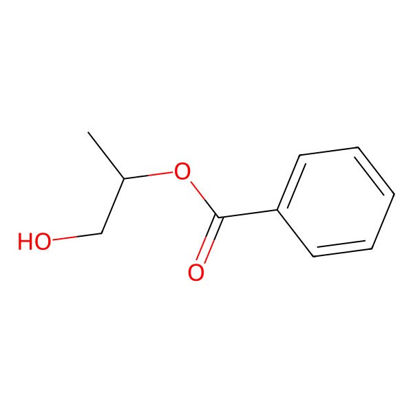 2D Structure of [(2R)-1-hydroxypropan-2-yl] benzoate