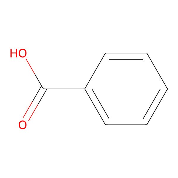 2D Structure of Benzoic Acid