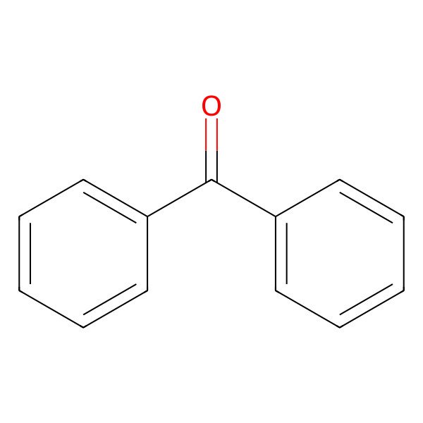 2D Structure of Benzophenone