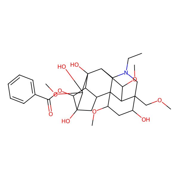 2D Structure of Benzoylaconine