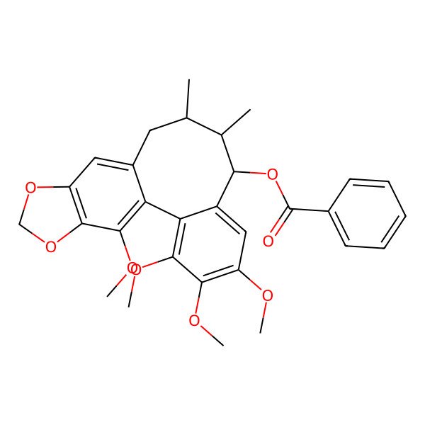 2D Structure of Benzoylgomisin O