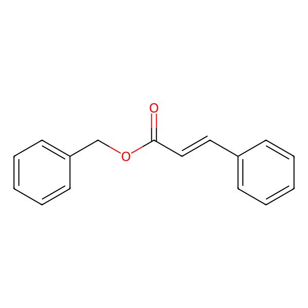 2D Structure of Benzyl alcohol, cinnamate