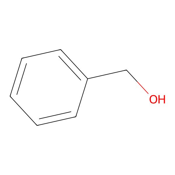 2D Structure of Benzyl Alcohol