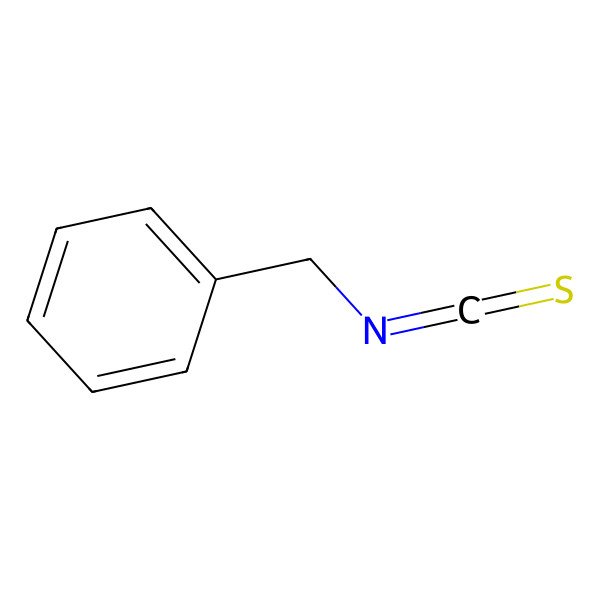 2D Structure of Benzyl Isothiocyanate 2D Structure of Benzyl Isothiocyanate