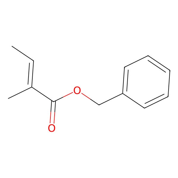2D Structure of Benzyl tiglate