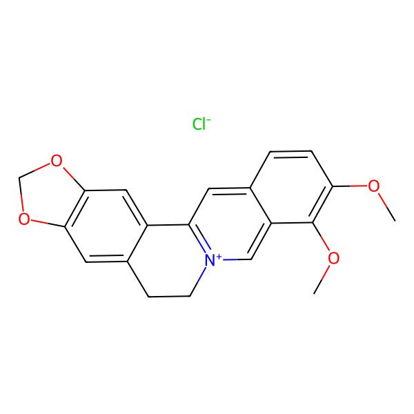 2D Structure of Berberine chloride