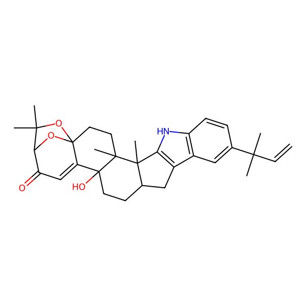 2D Structure of beta-Aflatrem 2D Structure of beta-Aflatrem
