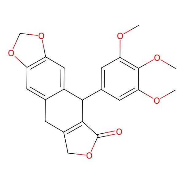 2D Structure of beta-Apopicropodophyllin