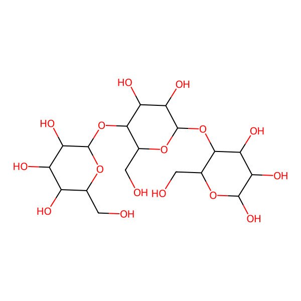2D Structure of beta-D-Manp-(1->4)-beta-D-Manp-(1->4)-beta-D-Manp