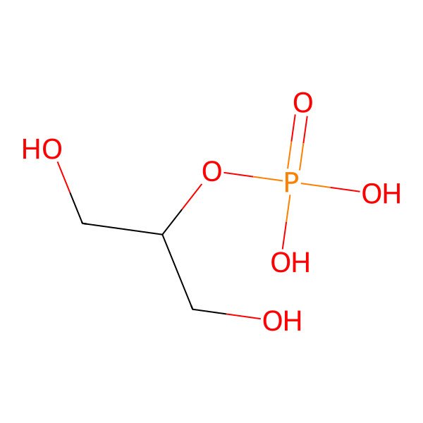 2D Structure of beta-Glycerophosphoric acid