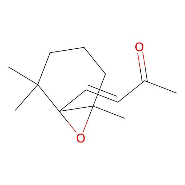 2D Structure of beta-Ionone epoxide