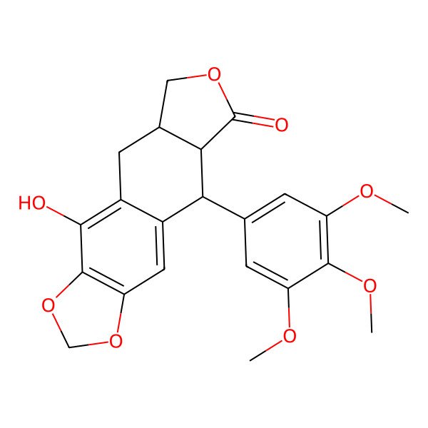 2D Structure of beta-Peltatin