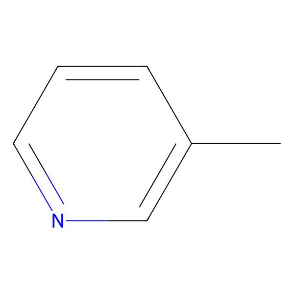 2D Structure of beta-PICOLINE 2D Structure of beta-PICOLINE