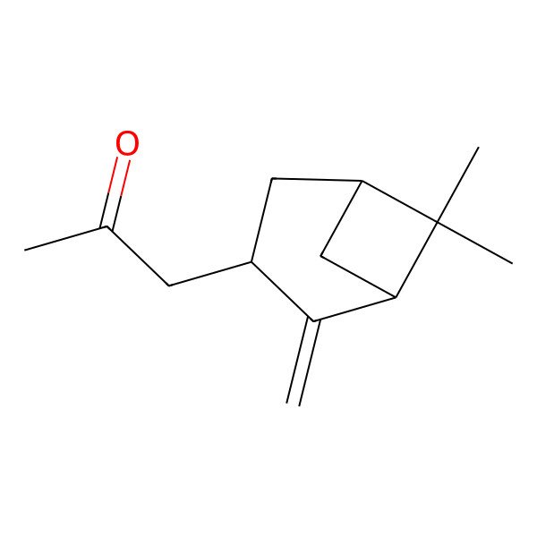 2D Structure of beta-Pinene, 3-(acetylmethyl)-