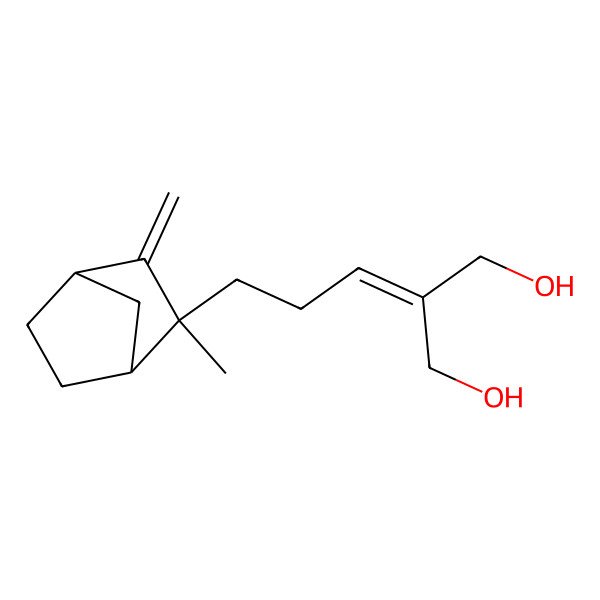 2D Structure of Beta-Santaldiol