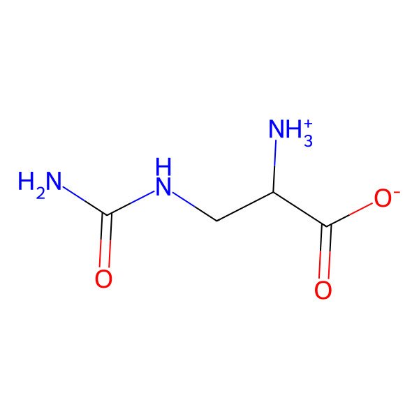 2D Structure of beta-Ureidoalanine