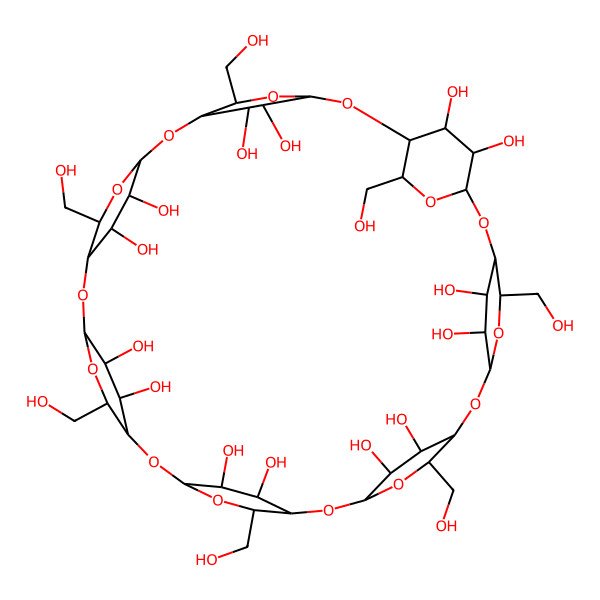 2D Structure of beta-Cyclodextrin
