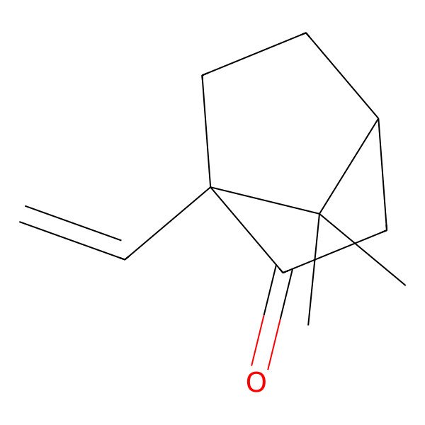 2D Structure of Bicyclo[2.2.1]heptan-2-one, 1-ethenyl-7,7-dimethyl-