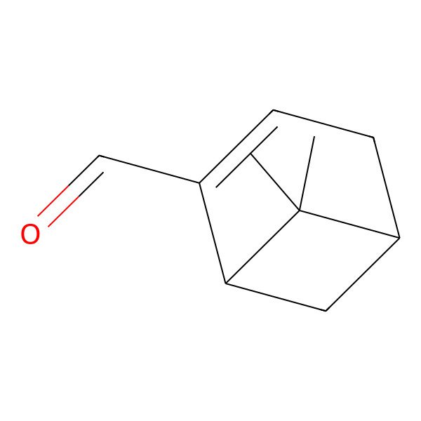 2D Structure of (1S,5R)-6,6-Dimethylbicyclo(3.1.1)hept-2-ene-2-carboxaldehyde