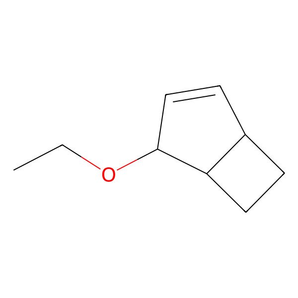 2D Structure of Bicyclo[3.2.0]hept-2-ene, 4-ethoxy-, endo-