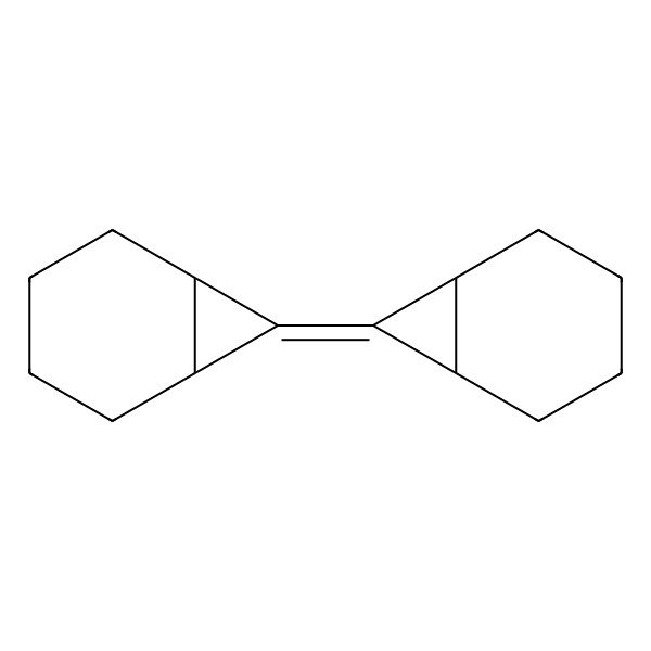 2D Structure of Bicyclo[4.1.0]heptane, 7-bicyclo[4.1.0]hept-7-ylidene-