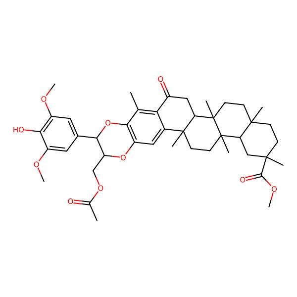 2D Structure of Blepharodin