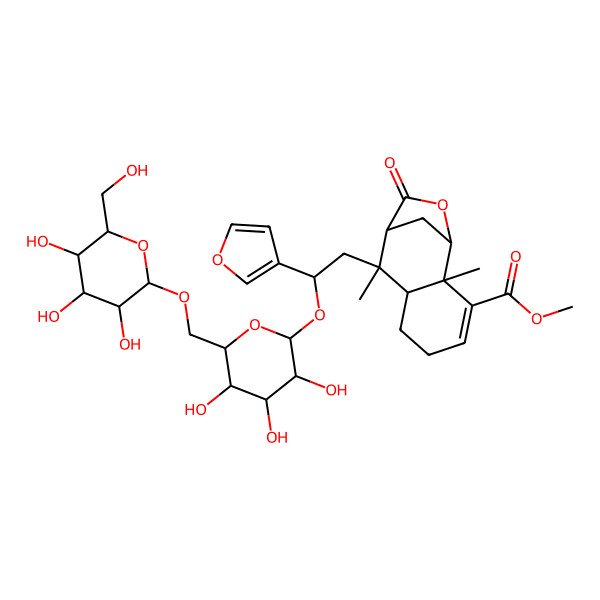 2D Structure of Borapetoside D