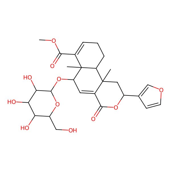 2D Structure of Borapetoside F