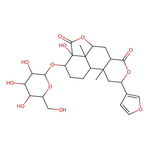 2D Structure of Borapetoside A