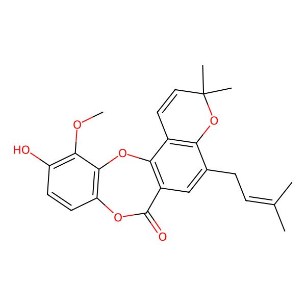 2D Structure of Brevipsidone B 2D Structure of Brevipsidone B