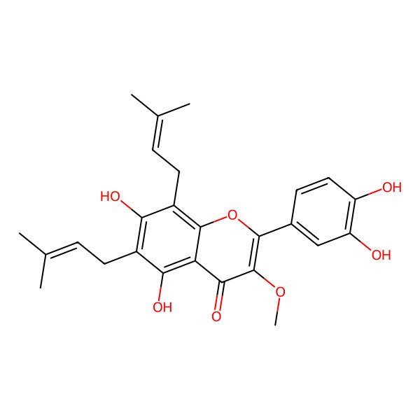 2D Structure of Broussoflavonol B