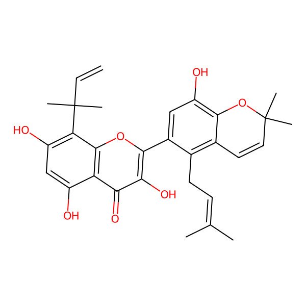 2D Structure of Broussoflavonol D