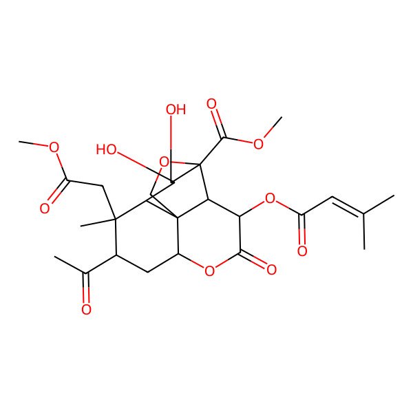 2D Structure of Bruceanic Acid E Methyl Ester