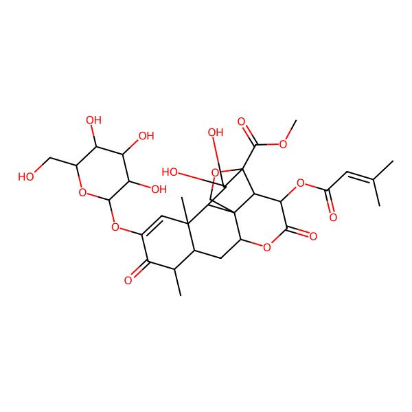 2D Structure of Bruceoside A