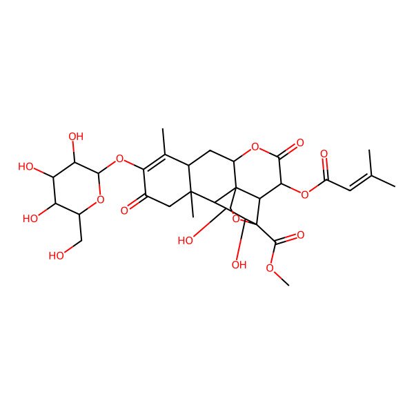 2D Structure of bruceosideB