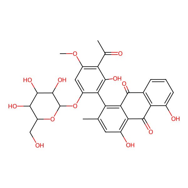 2D Structure of Bulbineloneside A