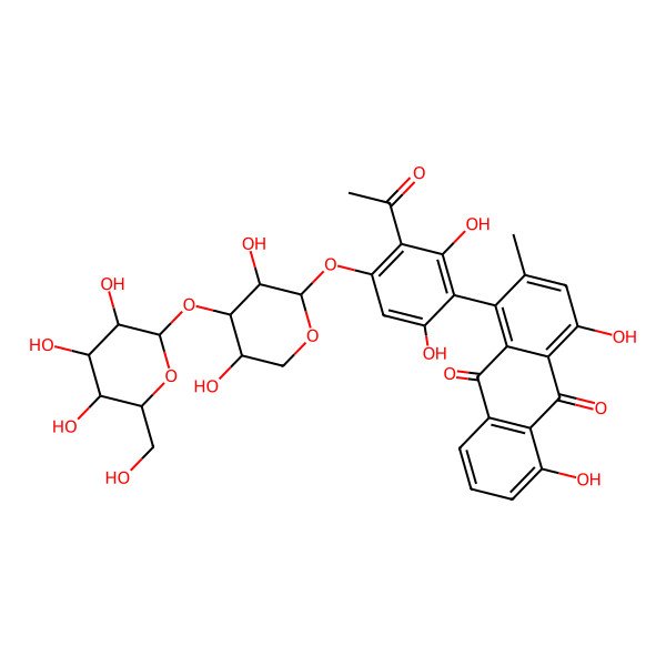 2D Structure of Bulbineloneside E