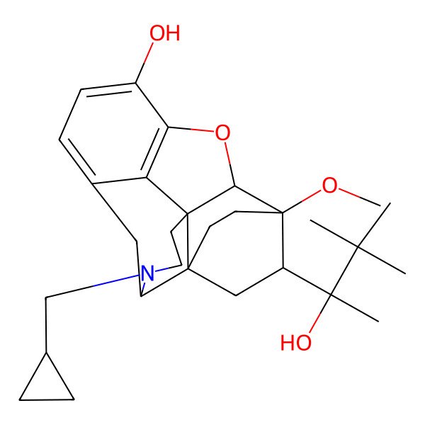 2D Structure of Buprenorphine(+)