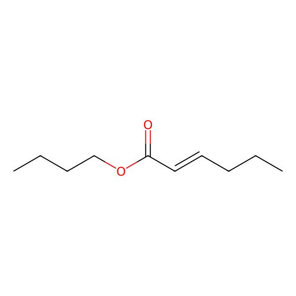 2D Structure of Butyl (2E)-2-hexenoate 2D Structure of Butyl (2E)-2-hexenoate