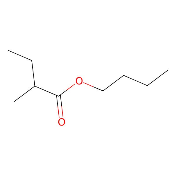 2D Structure of butyl (2R)-2-methylbutanoate